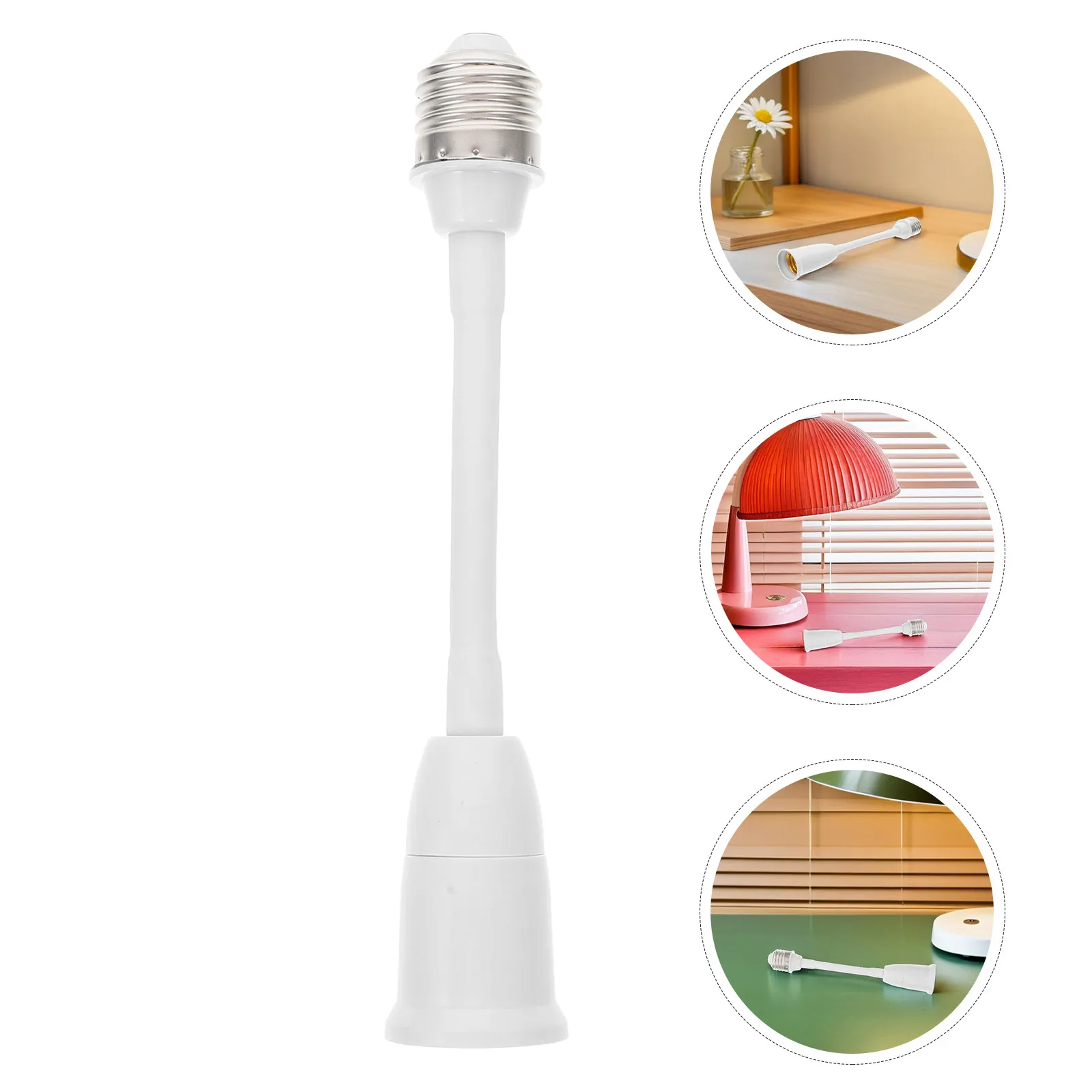 2Pcs E27 Adjustable Flexible Lamp Socket Adapter Extender Bendable Light Converter for Home Fixtures LED Grow Light 195Mm Socket
2Pcs E27 Adjustable Flexible Lamp Socket Adapter Extender Bendable Light Converter for Home Fixtures LED Grow Light 195Mm Socket