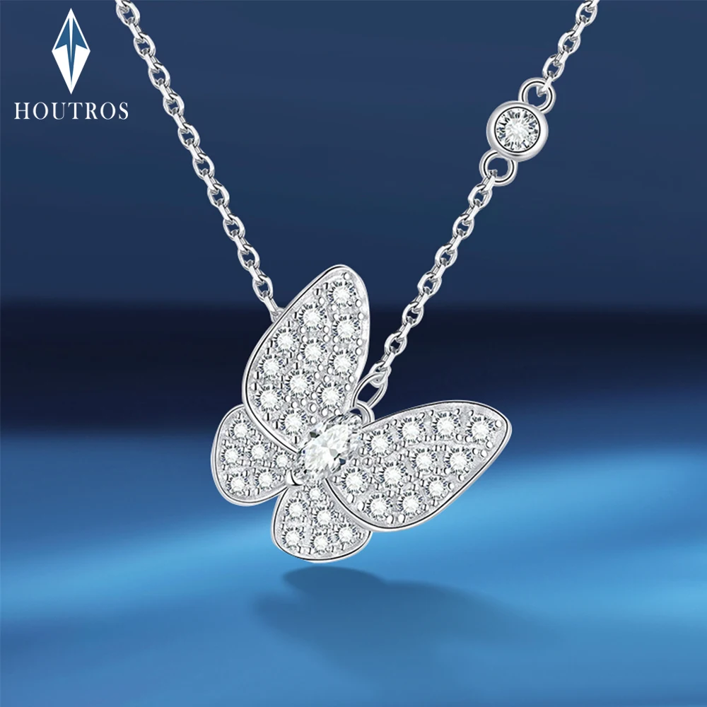 D Color Moissanite Butterfly Necklace Pendant Marquise Cut Diamond Necklaces 925 Silver Adjustable Chain Wedding Party Jewelry
D Color Moissanite Butterfly Necklace Pendant Marquise Cut Diamond Necklaces 925 Silver Adjustable Chain Wedding Party Jewelry