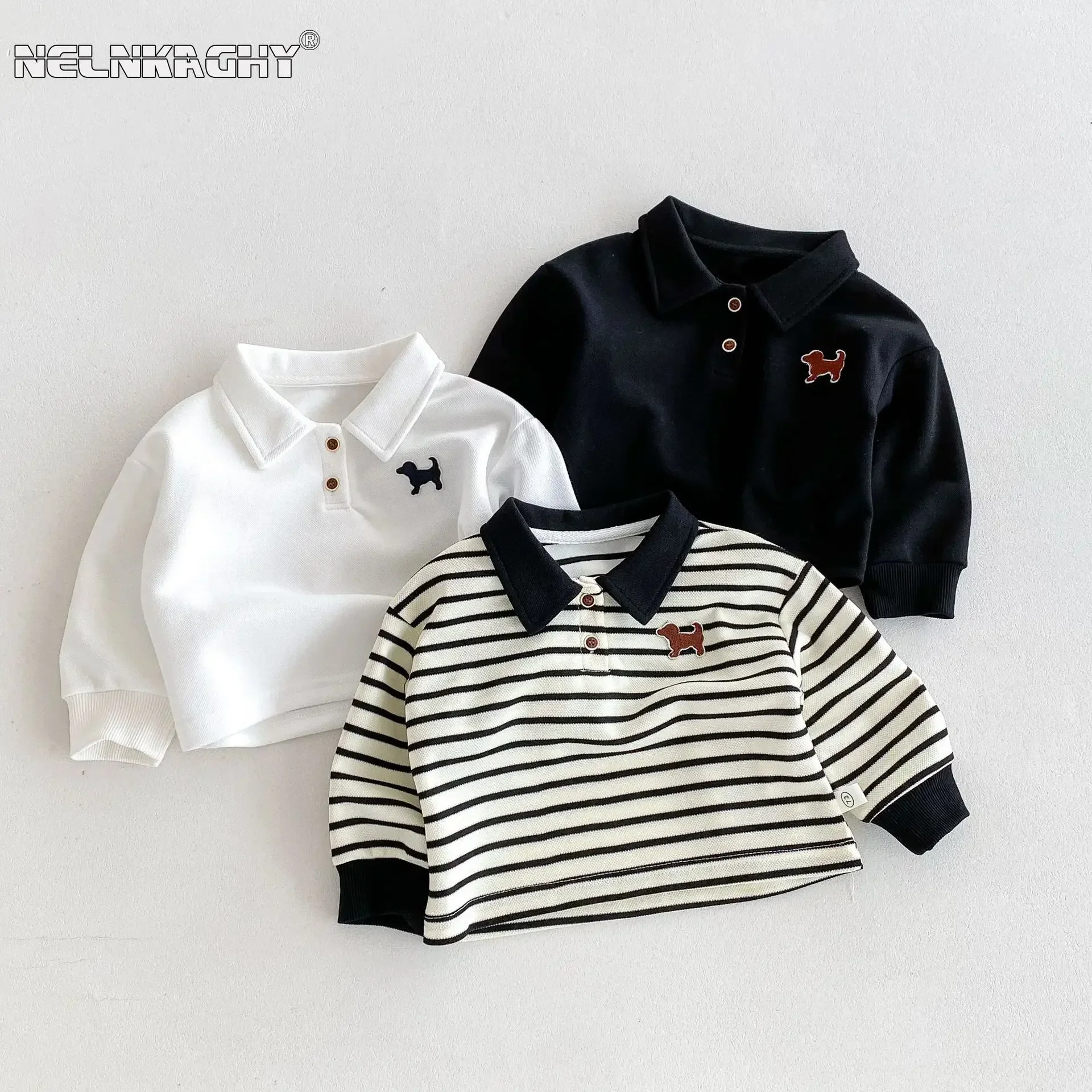 2025 Autumn New in Kids Baby Boys Fashion Clothing - Infant Children Long Sleeve Cartoon Polo-shirts ,toddler Clothes 3M-5Y
2025 Autumn New in Kids Baby Boys Fashion Clothing - Infant Children Long Sleeve Cartoon Polo-shirts ,toddler Clothes 3M-5Y