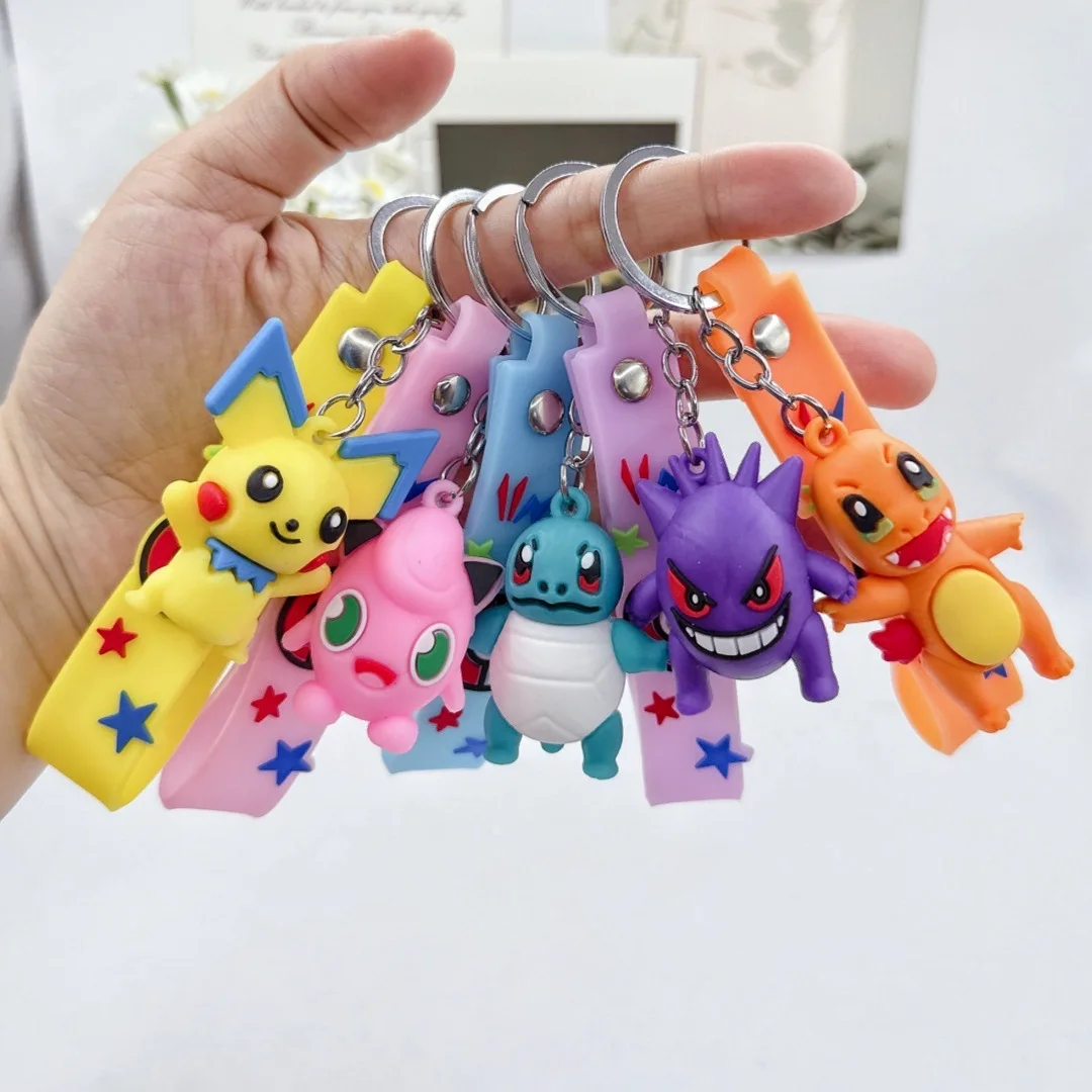 Pokemon Keychain Cute Pikachu Pocket Monsters Doll Schoolbag Pendant Desktop Souvenirs Decoration Keyring Gift for Fans
Pokemon Keychain Cute Pikachu Pocket Monsters Doll Schoolbag Pendant Desktop Souvenirs Decoration Keyring Gift for Fans