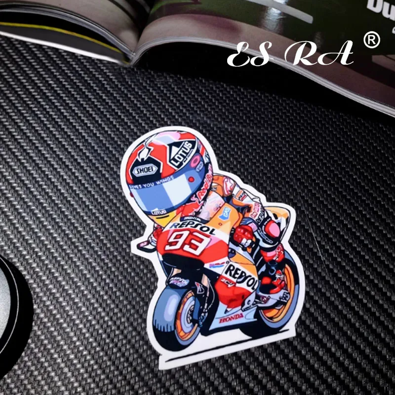 Q-version No. 93 Marquis Helmet Personalized Racing Driver Car Stickers Waterproof Reflective Motorcycle Decals
Q-version No. 93 Marquis Helmet Personalized Racing Driver Car Stickers Waterproof Reflective Motorcycle Decals