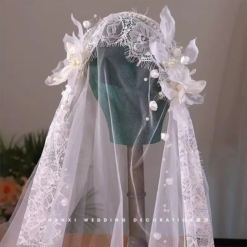 CC Hairwear Veils for Women Wedding Hair Accessories Bridal Headdress Engagement Hairband Flower Beads Lace Headband White Veil
CC Hairwear Veils for Women Wedding Hair Accessories Bridal Headdress Engagement Hairband Flower Beads Lace Headband White Veil