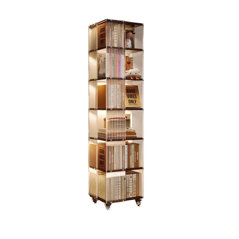 360-Degree Rotating Bookshelf Multi-Layer Solid Wood TV Storage Rack With Removable Bookcase Injection Plastic Modling
360-Degree Rotating Bookshelf Multi-Layer Solid Wood TV Storage Rack With Removable Bookcase Injection Plastic Modling