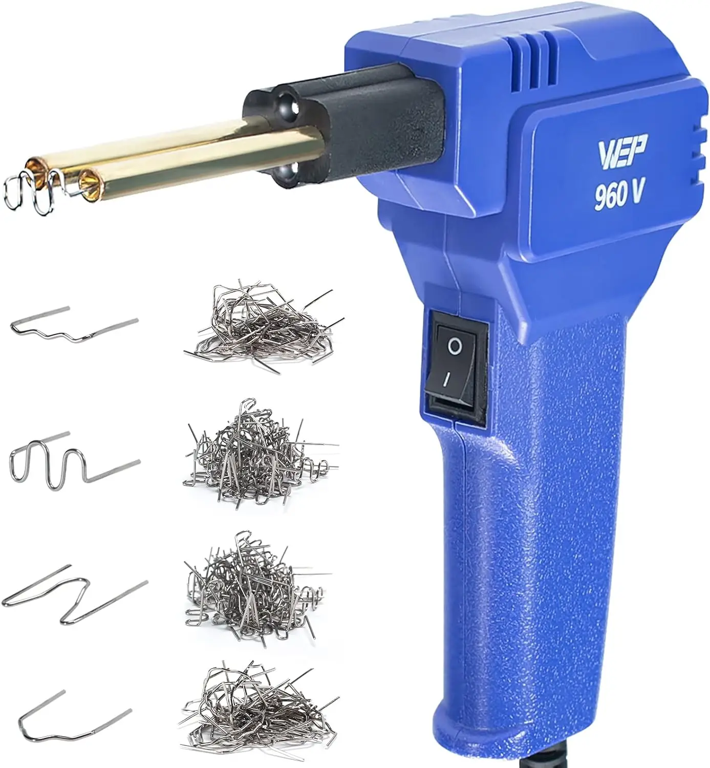 Plastic Welder Kit 110V with LED Lights, 200 Hot Staples and Pliers for Car Bumper Repair, Automotive Tool for Mechanics
Plastic Welder Kit 110V with LED Lights, 200 Hot Staples and Pliers for Car Bumper Repair, Automotive Tool for Mechanics