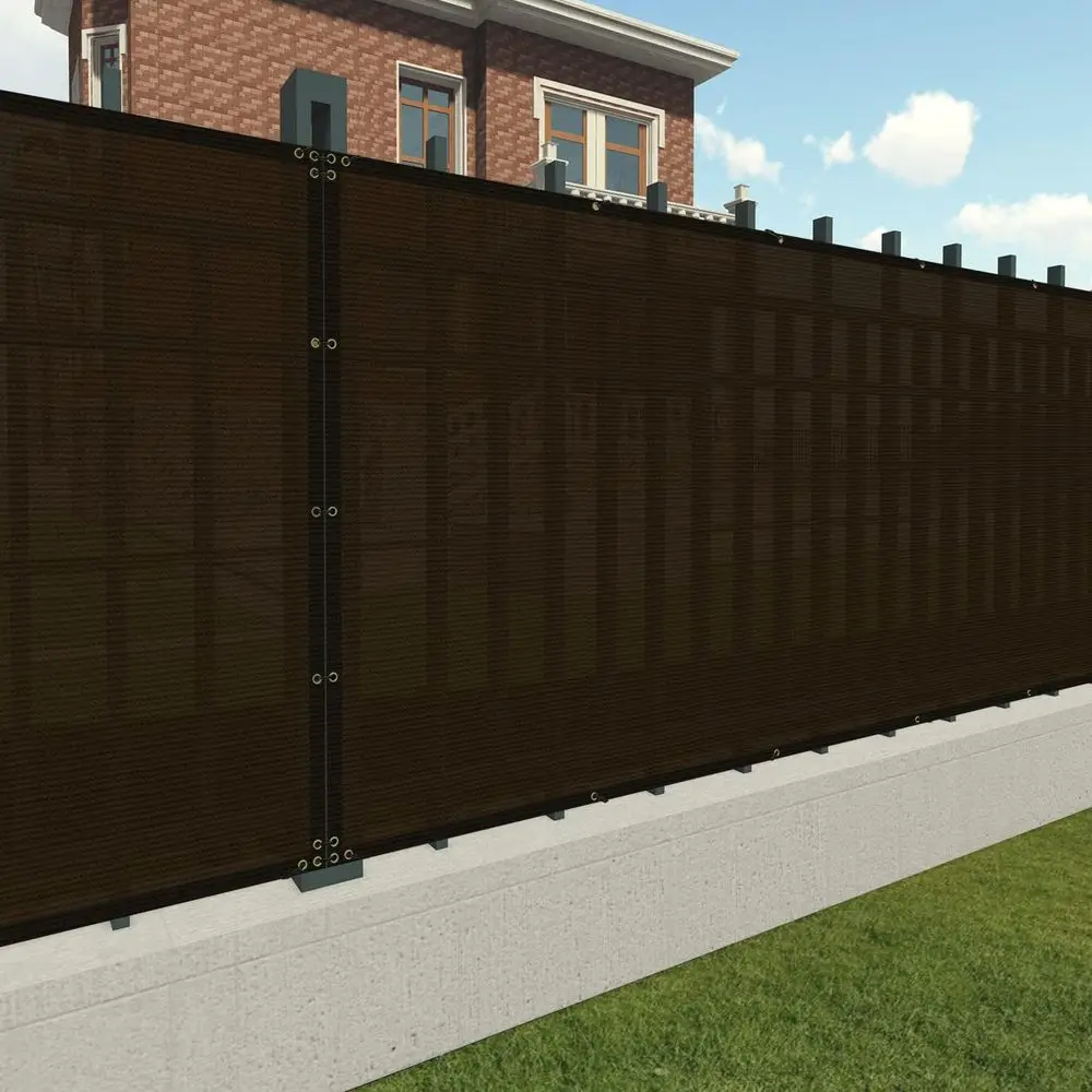 Brown 5' x 100' Privacy Screen for Balconies, Decks, and Gardens with Grommets and Zip Ties
Brown 5' x 100' Privacy Screen for Balconies, Decks, and Gardens with Grommets and Zip Ties