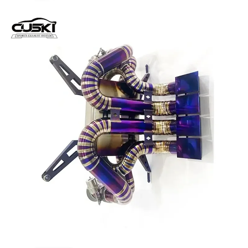 Titanium Alloy Automotive Exhaust Parts fit Lamborghini Aventador 6.5 LP700-4 2011-2016 Exhaust Muffler with Valve Exhaust Modi
Titanium Alloy Automotive Exhaust Parts fit Lamborghini Aventador 6.5 LP700-4 2011-2016 Exhaust Muffler with Valve Exhaust Modi