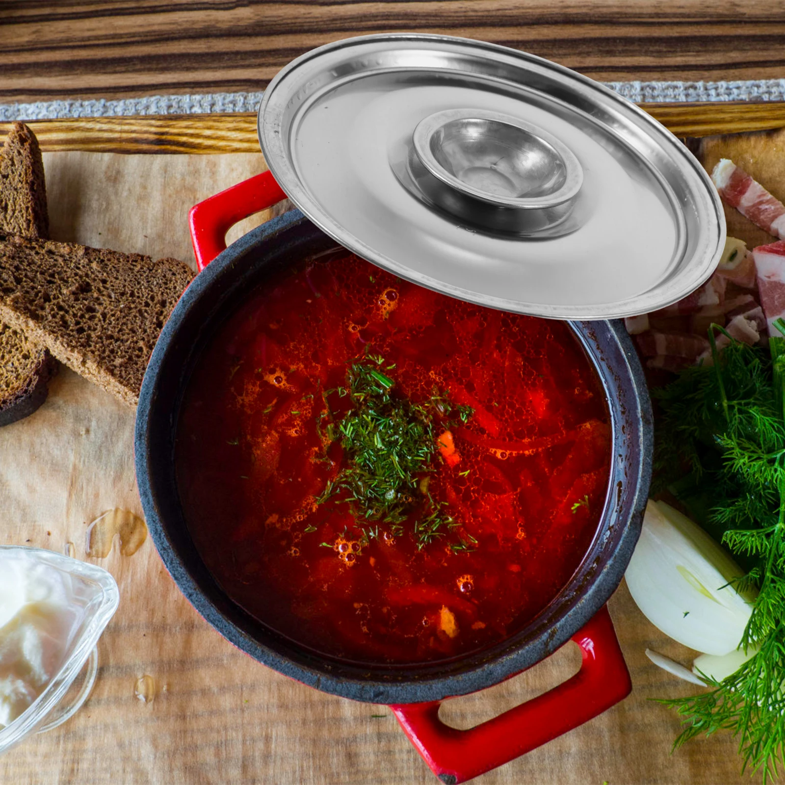 4pcs Stainless Steel Bowl Lid for 10cm seasoning pots Compact Spill Stopper Covers Universal Metal Fits Mini pans
4pcs Stainless Steel Bowl Lid for 10cm seasoning pots Compact Spill Stopper Covers Universal Metal Fits Mini pans