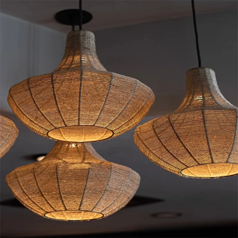 Japanese restaurant chandelier commercial hotel catering restaurant retro hemp rope lamp
Japanese restaurant chandelier commercial hotel catering restaurant retro hemp rope lamp