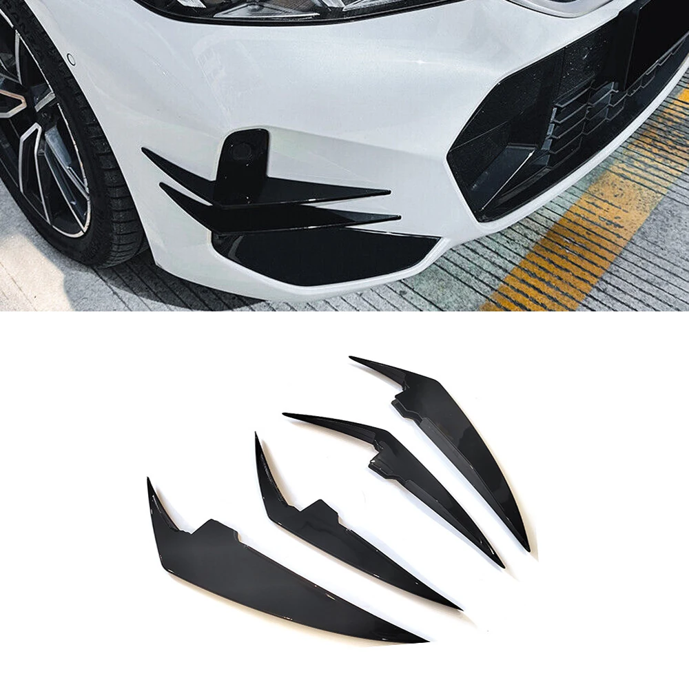For BMW 3 Series G20 M-Sport 2023+ ABS Gloss Black Front Bumper Side Canards Lip Fin 4pcs
For BMW 3 Series G20 M-Sport 2023+ ABS Gloss Black Front Bumper Side Canards Lip Fin 4pcs