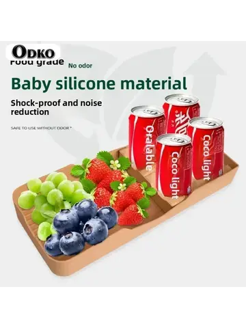 Silikonowa podkładka pod kubek do lodówki Dreamer Antypoślizgowa podkładka ochronna Stałe montaż gadżety samochodowe accesorios de auto