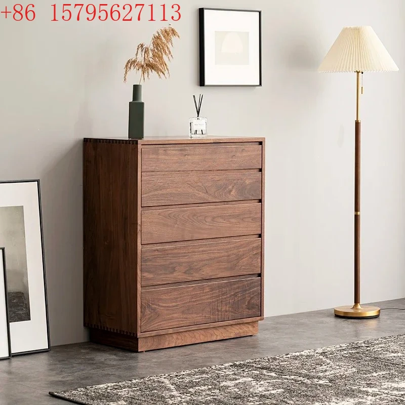 02Nordic all solid wood five buckets North American black walnut storage side cabinet bedroom living room storage drawer cabinet
02Nordic all solid wood five buckets North American black walnut storage side cabinet bedroom living room storage drawer cabinet