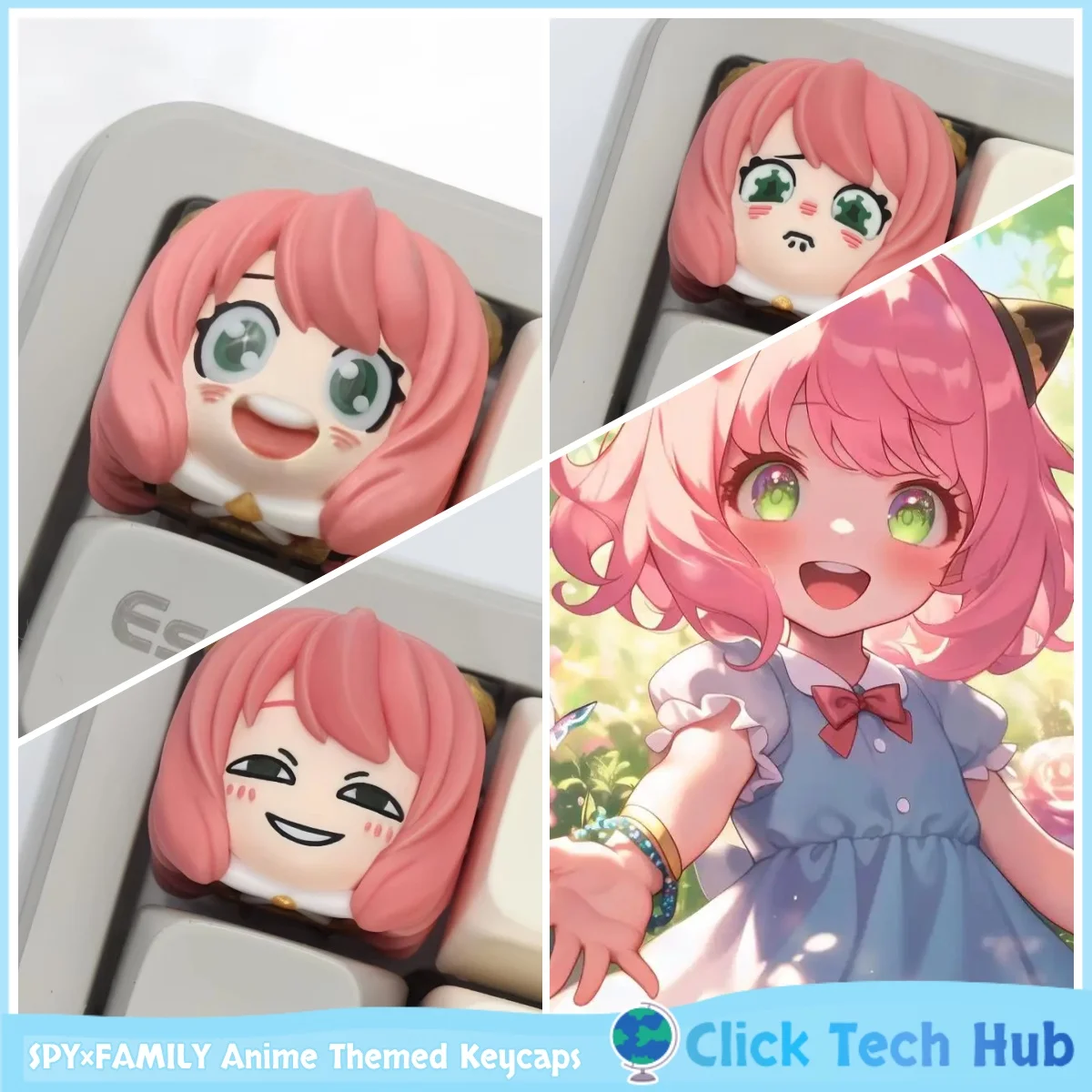 SPY×FAMILY Anime Themed Keycaps Anya Forger character 1pcs Cherry R4 Resin Game Mechanical Keyboard Key cap Anime peripherals
SPY×FAMILY Anime Themed Keycaps Anya Forger character 1pcs Cherry R4 Resin Game Mechanical Keyboard Key cap Anime peripherals