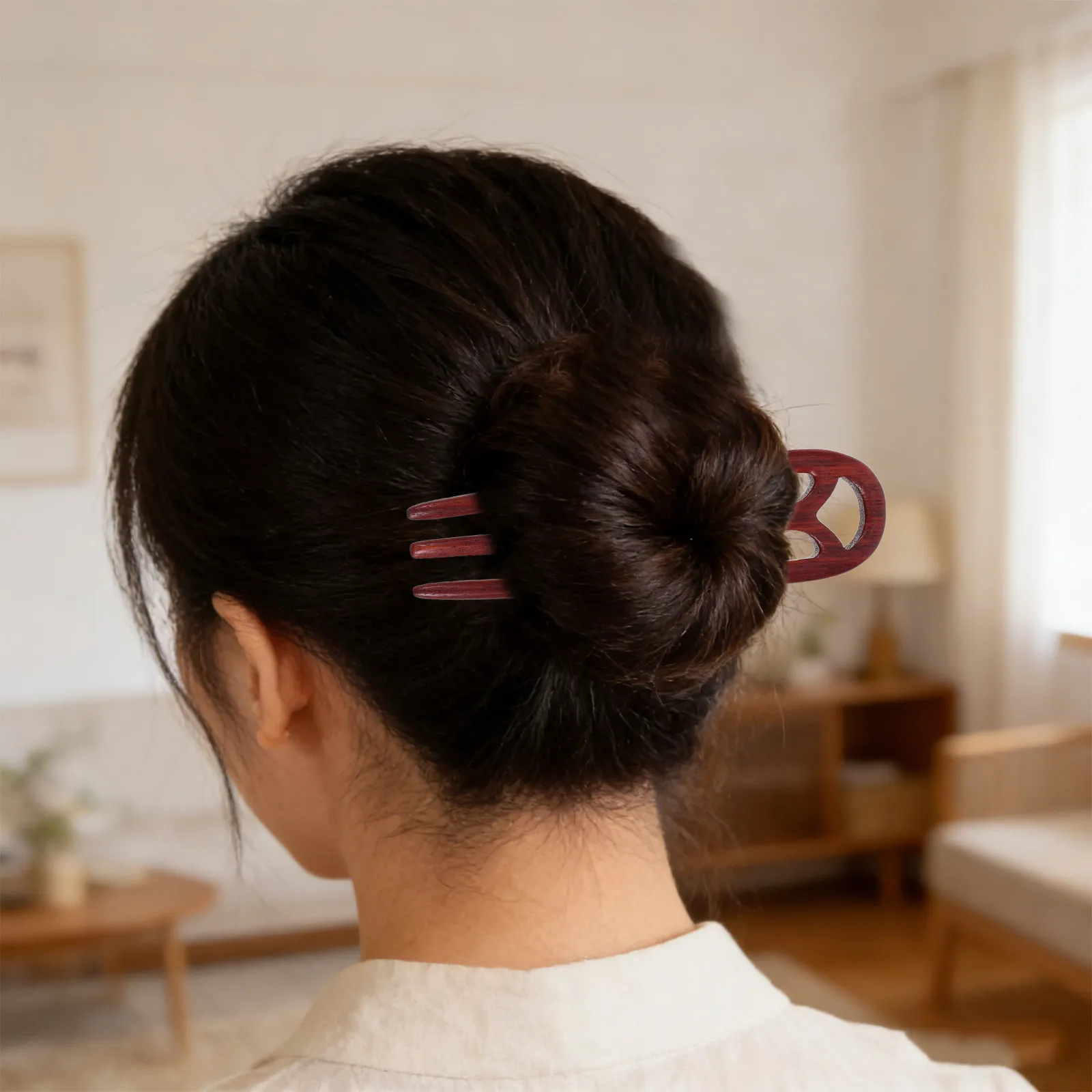 3-Prong Sandalwood Hair Forks Retro Wooden Hairpins Vintage Bun Holder Hair Stick French Chopsticks Ancient Style Updo Chignon
3-Prong Sandalwood Hair Forks Retro Wooden Hairpins Vintage Bun Holder Hair Stick French Chopsticks Ancient Style Updo Chignon