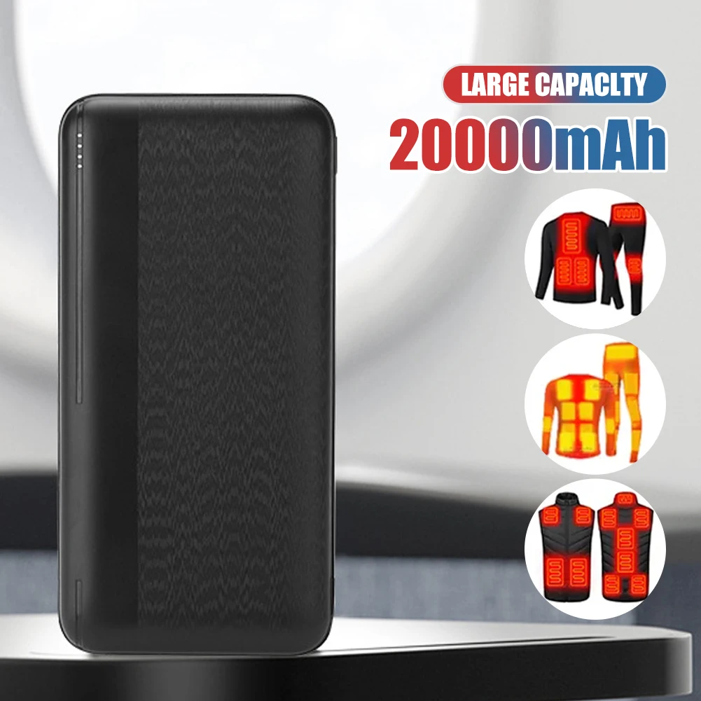 10000mAh/20000mAh Heating Vest Charging Power Bank Car Jump Starter External Battery Charging Fast Heating For Vest Socks
10000mAh/20000mAh Heating Vest Charging Power Bank Car Jump Starter External Battery Charging Fast Heating For Vest Socks