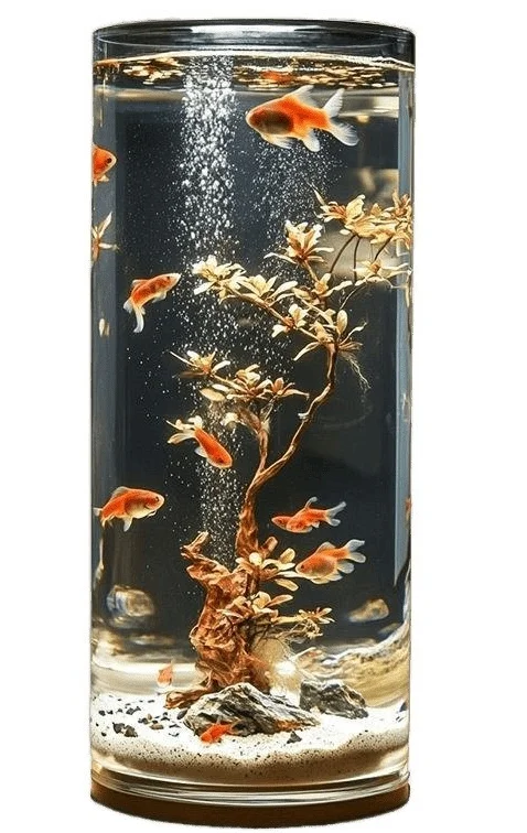 Ultra-white acrylic fish tank transparent imitation glass goldfish tank round cylindrical living room desktop small anti-dro
Ultra-white acrylic fish tank transparent imitation glass goldfish tank round cylindrical living room desktop small anti-dro