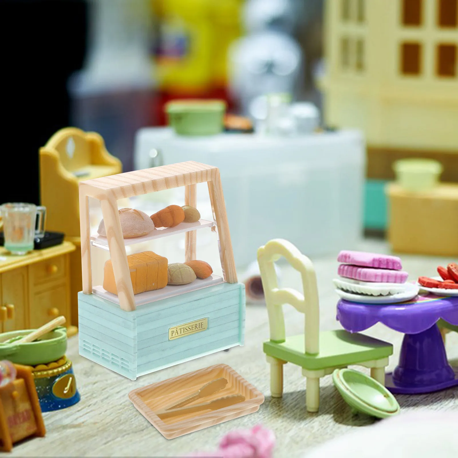 1Set Mini Bread Display Cabinet for Mini House Decoration Micro Landscape DIY Kitchen Scene Prop Small Display Shelf Tiny House
1Set Mini Bread Display Cabinet for Mini House Decoration Micro Landscape DIY Kitchen Scene Prop Small Display Shelf Tiny House