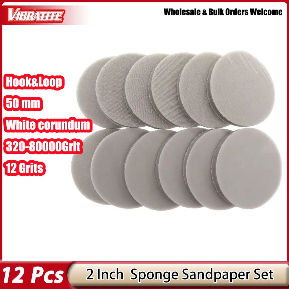 2" 50mm Trizact Disc Hookit Foam Abrasive Disc Sponge Sandpaper Disc 320-8000 Grit Polishing Buffer Sanding Paper Abrasive Tools
2" 50mm Trizact Disc Hookit Foam Abrasive Disc Sponge Sandpaper Disc 320-8000 Grit Polishing Buffer Sanding Paper Abrasive Tools