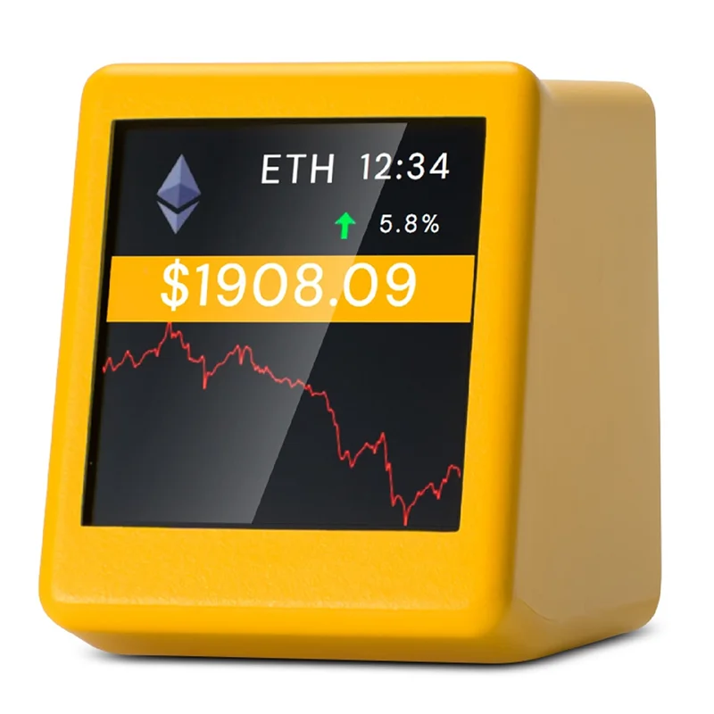 New 2.4G Wifi Crypto Tracker Crypto Price Displayer 300 Major Cryptocurrencies Can Be Switched Freely For Nerdminer
New 2.4G Wifi Crypto Tracker Crypto Price Displayer 300 Major Cryptocurrencies Can Be Switched Freely For Nerdminer