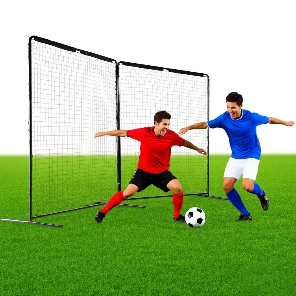 10x24ft Soccer Barrier Net System With Steel Tubes Knotted Polyester Net and Ground Stakes Football Backstop Netpromote sales
10x24ft Soccer Barrier Net System With Steel Tubes Knotted Polyester Net and Ground Stakes Football Backstop Netpromote sales