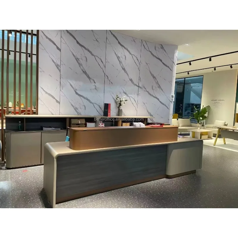 Modern LED Light Wooden Reception Desk Multi-purpose Salon Hotel Hospital Front Counter Office Business Check-in Service Table
Modern LED Light Wooden Reception Desk Multi-purpose Salon Hotel Hospital Front Counter Office Business Check-in Service Table