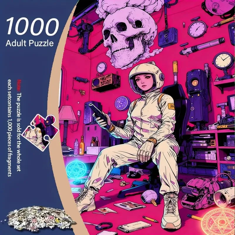 Пазл в стиле киберпанк, 1000 шт., подходит для взрослых, пар и семьи - снятие стресса и мозга - игра с ретро-футуристическим Ar
Пазл в стиле киберпанк, 1000 шт., подходит для взрослых, пар и семьи - снятие стресса и мозга - игра с ретро-футуристическим Ar