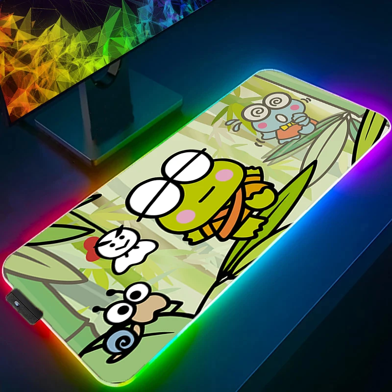 RGB Mouse Pad K-kero K-kero K-keroppi Larger XXL Backlight Speed Pc Computer Keyboard LED Desk Mat Gaming Accessories Mousepad
RGB Mouse Pad K-kero K-kero K-keroppi Larger XXL Backlight Speed Pc Computer Keyboard LED Desk Mat Gaming Accessories Mousepad