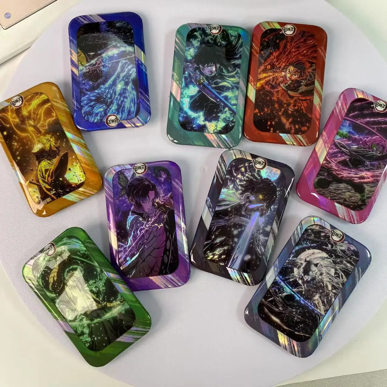 New Demon Slayer Square Badge Double Flash Laser Craft Anime Brooch Pin Cosplay Badge Decoration Gift
New Demon Slayer Square Badge Double Flash Laser Craft Anime Brooch Pin Cosplay Badge Decoration Gift