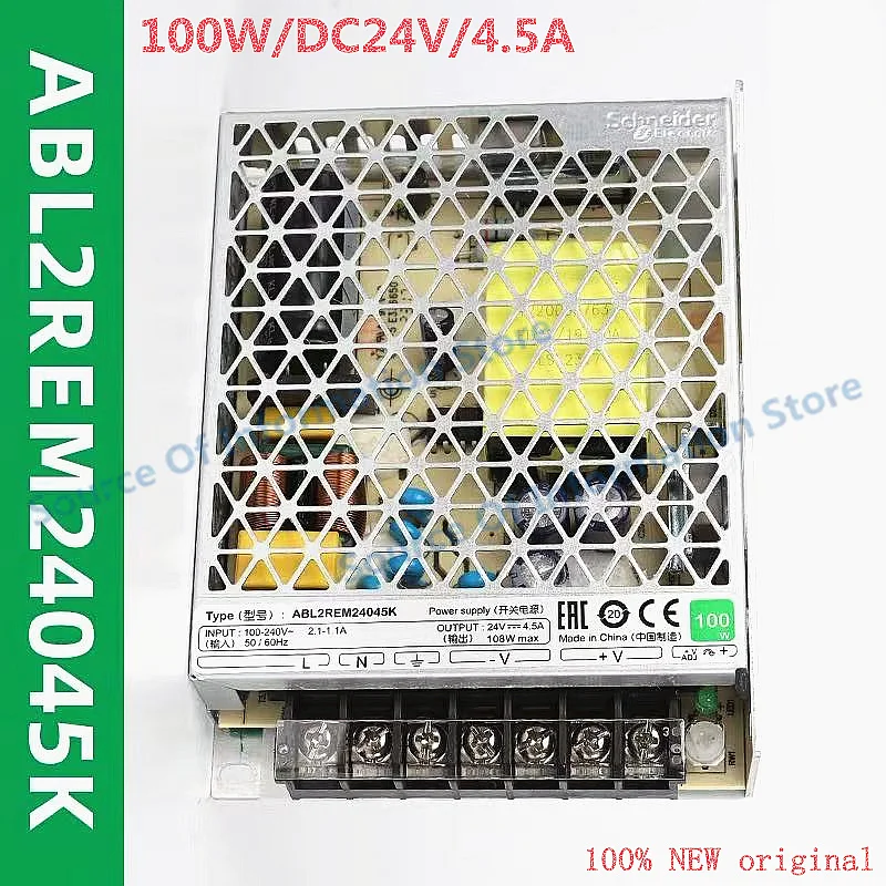 Schneider ABL2REM24045K Импульсный источник питания постоянного тока 24 В 100 Вт 4,5 А - Электронный компонент
Schneider ABL2REM24045K Импульсный источник питания постоянного тока 24 В 100 Вт 4,5 А - Электронный компонент