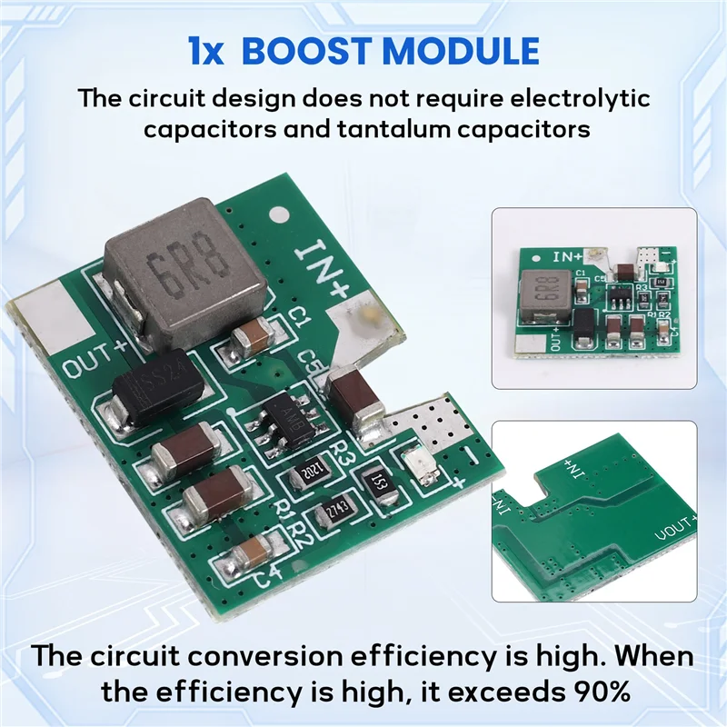 B-Est S9 L3+ RT8537 Boost Module Hash Board Repair Power Boost Board 2A 3.7-5V To 14.2V
B-Est S9 L3+ RT8537 Boost Module Hash Board Repair Power Boost Board 2A 3.7-5V To 14.2V
