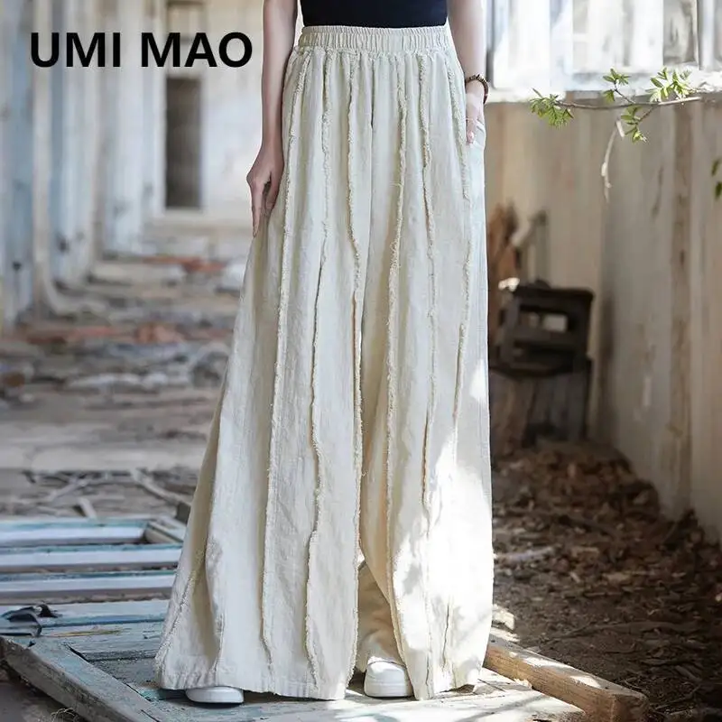 UMI MAO летние хлопковые длинные брюки женская одежда Ramie Stir Fried Color полированные для дома, путешествий, медитации, универсальные женские брюки
UMI MAO летние хлопковые длинные брюки женская одежда Ramie Stir Fried Color полированные для дома, путешествий, медитации, универсальные женские брюки