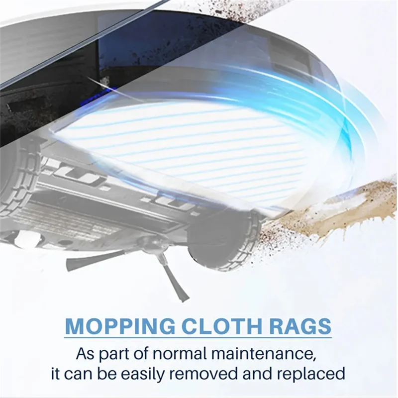 AC39-30Pcs Disposable Strong Rag Mop Cloths Pads For Ecovacs Deebot OZMO T8 AIVI T8 Max T9 AIVI AIVI+ Vacuum Cleaner Parts
AC39-30Pcs Disposable Strong Rag Mop Cloths Pads For Ecovacs Deebot OZMO T8 AIVI T8 Max T9 AIVI AIVI+ Vacuum Cleaner Parts