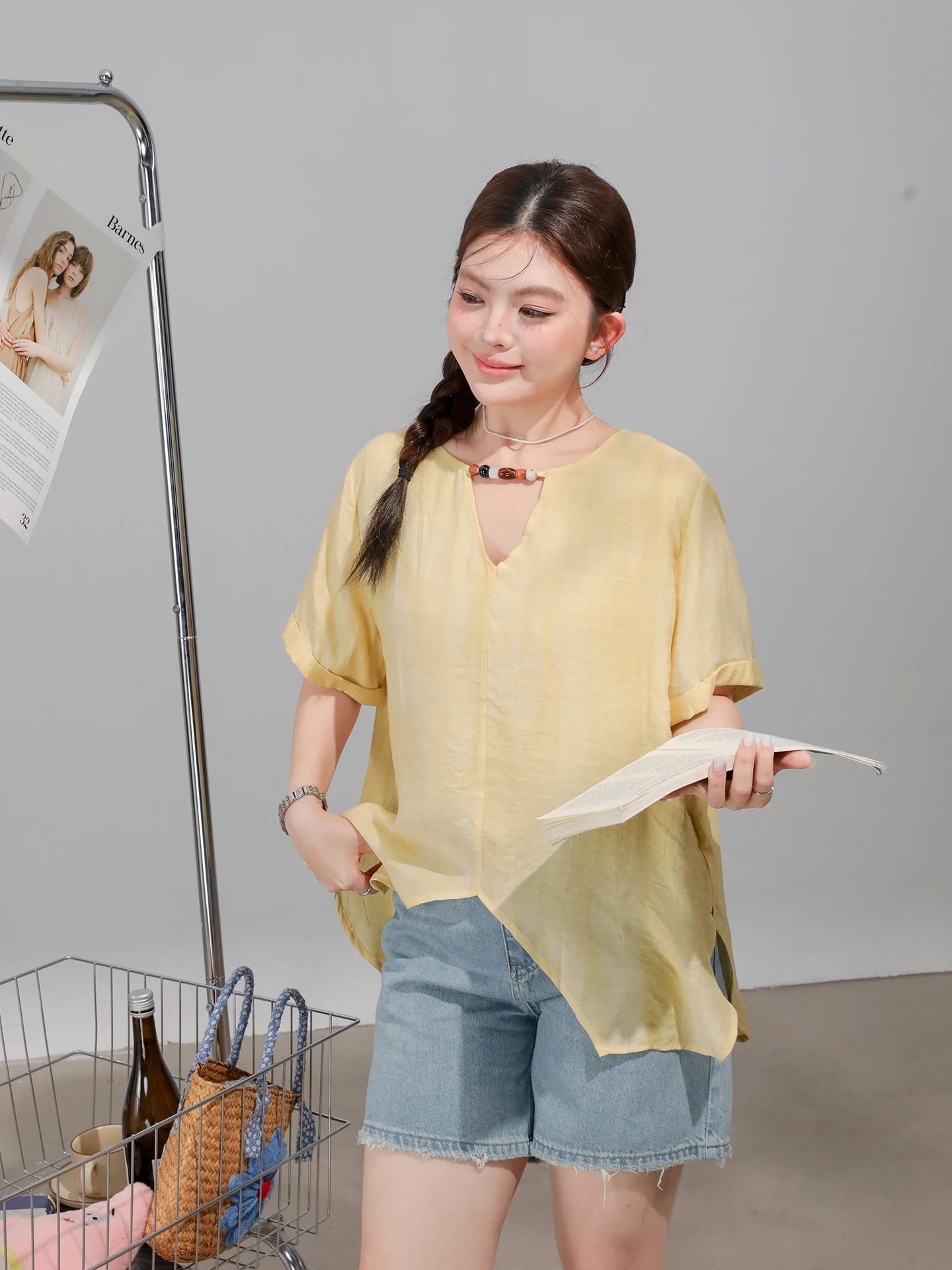 2026 New Gentle Women High Intelligence Short Sleeve Shirt Spring Summer plus Size Slimming Ladies Blouse Casual Loose Fit
2026 New Gentle Women High Intelligence Short Sleeve Shirt Spring Summer plus Size Slimming Ladies Blouse Casual Loose Fit