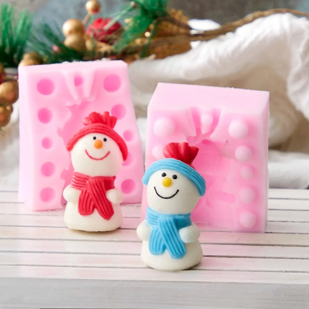 Cartoon Christmas Silicone Molds Small House Old Man Scarf Snowman Baking Tools Chocolate Plaster Resin Mold Cake Decoration
Cartoon Christmas Silicone Molds Small House Old Man Scarf Snowman Baking Tools Chocolate Plaster Resin Mold Cake Decoration