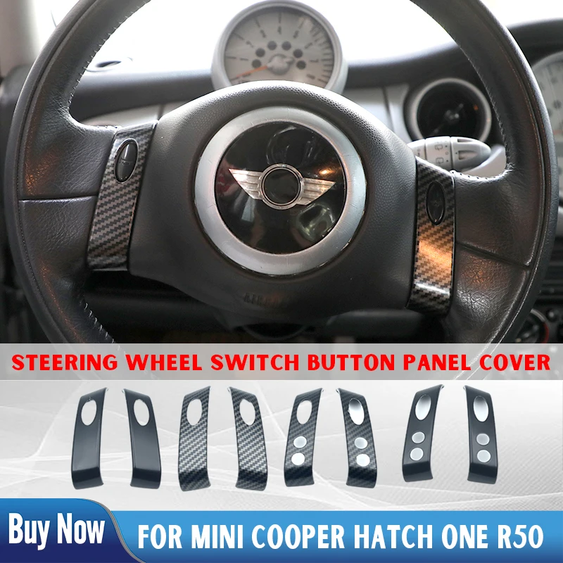 For MINI Cooper One D R50 Carbon Fiber Pattern Steering Wheel Trim Cover Steering Wheel Panel Trim Cover Car Accessories
For MINI Cooper One D R50 Carbon Fiber Pattern Steering Wheel Trim Cover Steering Wheel Panel Trim Cover Car Accessories