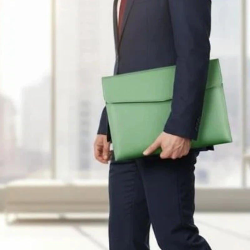 Thick Waterproof A4 Leather Briefcase – Single-Layer Document Storage Bag, Large Capacity Business File Folder for Work/School
Thick Waterproof A4 Leather Briefcase – Single-Layer Document Storage Bag, Large Capacity Business File Folder for Work/School 