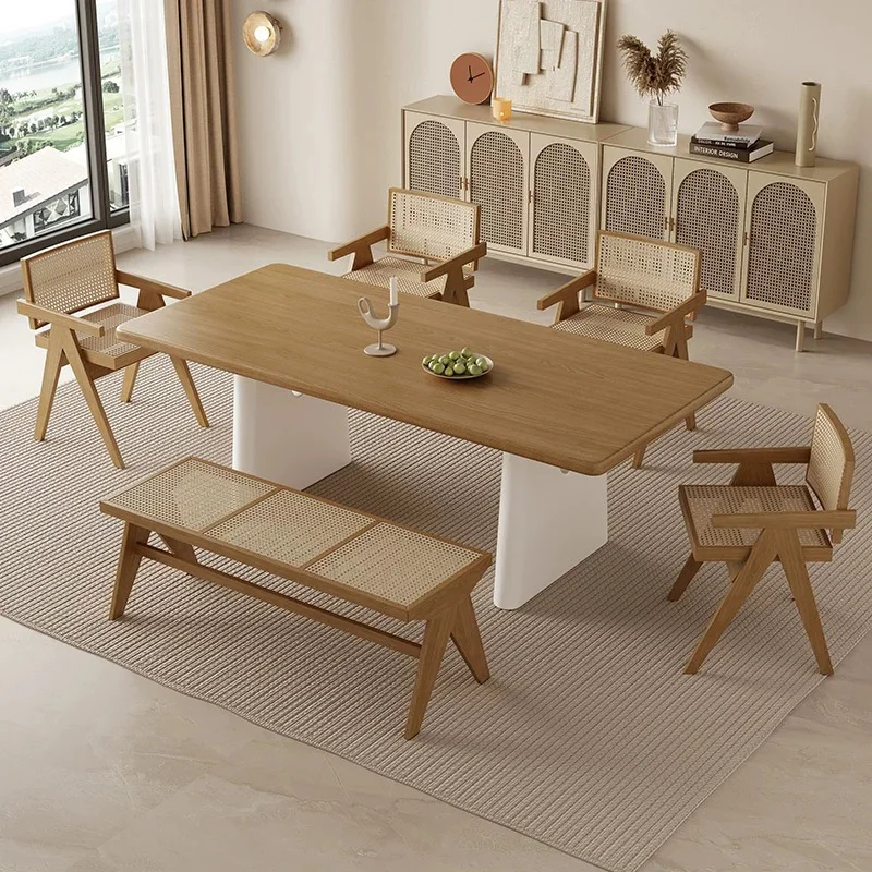 For Elegant Design Solid Wood Stylish Base Dining Table Modern Home Furniture Solid Wood Dining Table for Kitchen Dining
For Elegant Design Solid Wood Stylish Base Dining Table Modern Home Furniture Solid Wood Dining Table for Kitchen Dining