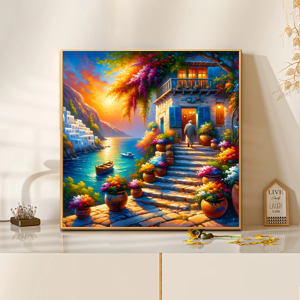 Flower Seaside Town Jigsaw Puzzle 500/1024 PCS Holiday Stress Relieving Fun Games Home Decor Holiday Gifts
Flower Seaside Town Jigsaw Puzzle 500/1024 PCS Holiday Stress Relieving Fun Games Home Decor Holiday Gifts
