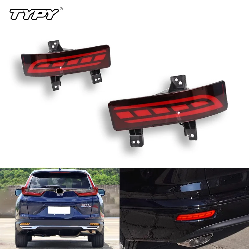TYPY 1 Pair For Honda C-RV CRV 2020 2021 2022 LED Rear light Car Bumper Light Brake Light Turn Signal fog lamp Reflector
TYPY 1 Pair For Honda C-RV CRV 2020 2021 2022 LED Rear light Car Bumper Light Brake Light Turn Signal fog lamp Reflector