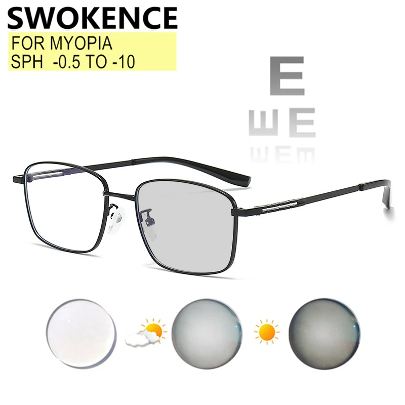 Prescription Custom Myopia Glasses Sphere -0.5 To -10 Men Women Ultra Light Fashion Alloy Frame Spectacles For Nearsighted F058
Prescription Custom Myopia Glasses Sphere -0.5 To -10 Men Women Ultra Light Fashion Alloy Frame Spectacles For Nearsighted F058