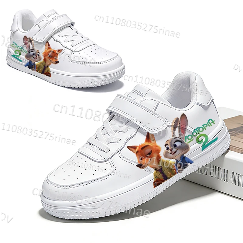 Zootopia Children Adult Couple White Shoes Man Woman Judy Nick Interesting Print Boys Girls PU Leather Durable Sneakers 2026
Zootopia Children Adult Couple White Shoes Man Woman Judy Nick Interesting Print Boys Girls PU Leather Durable Sneakers 2026