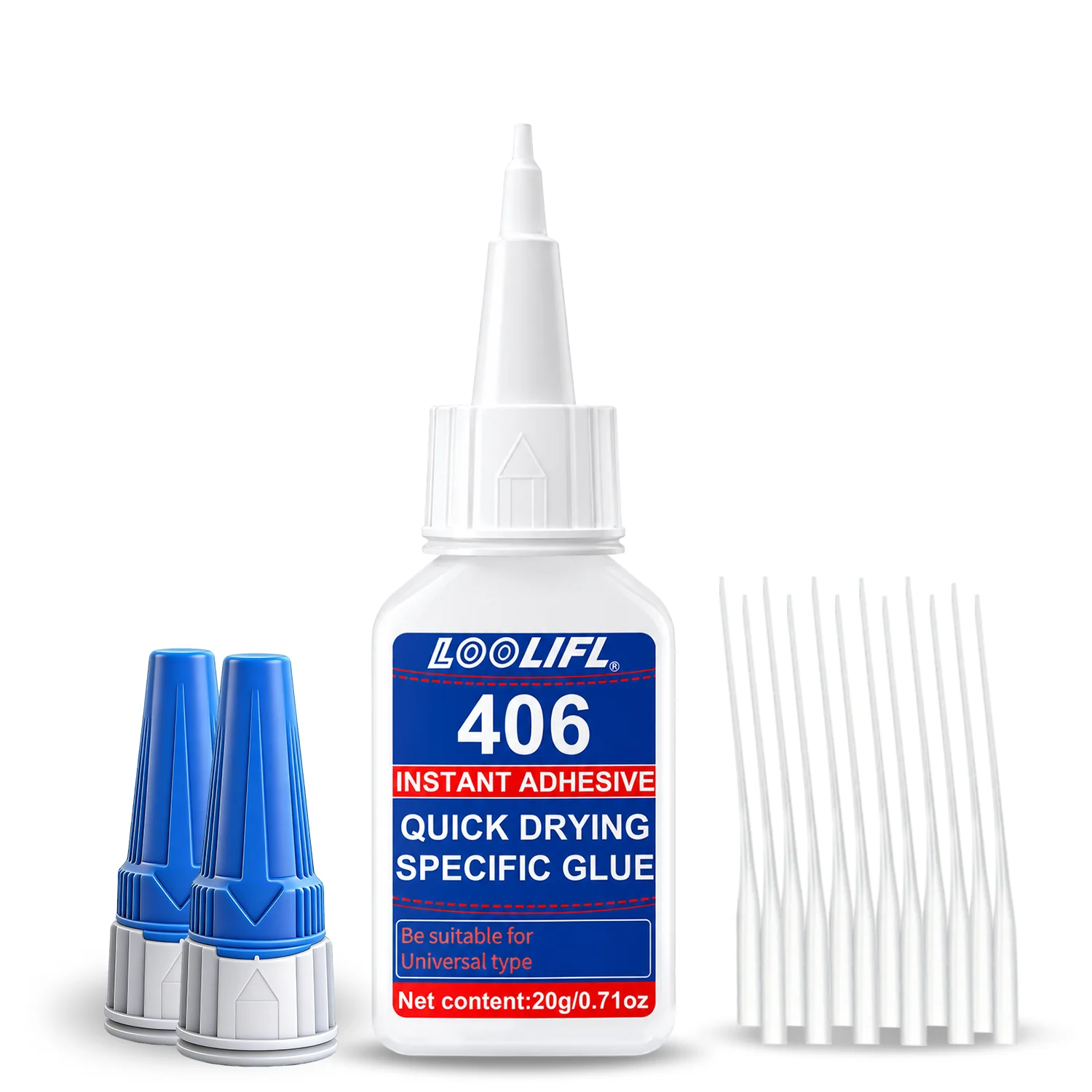 LOOLIFL 20ml 406 Instant Strong Repair Super Glue Universal Mighty Adhesive for Ceramic Metal Glass DIY Fast Drying Bonding tool
LOOLIFL 20ml 406 Instant Strong Repair Super Glue Universal Mighty Adhesive for Ceramic Metal Glass DIY Fast Drying Bonding tool