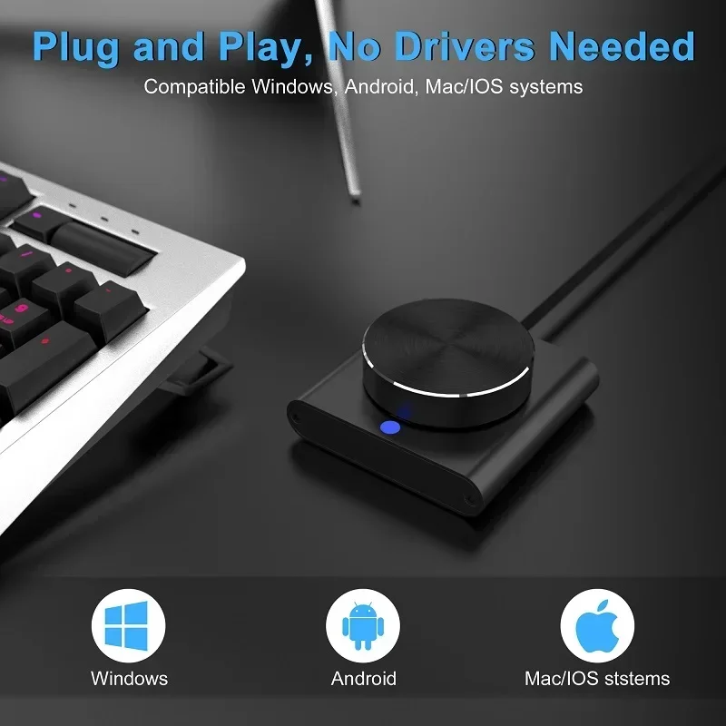 USB Computer Volume Controller Multimedia PC Speaker External Audio Volume Control Adjust Knob Black for iphone huawei
USB Computer Volume Controller Multimedia PC Speaker External Audio Volume Control Adjust Knob Black for iphone huawei