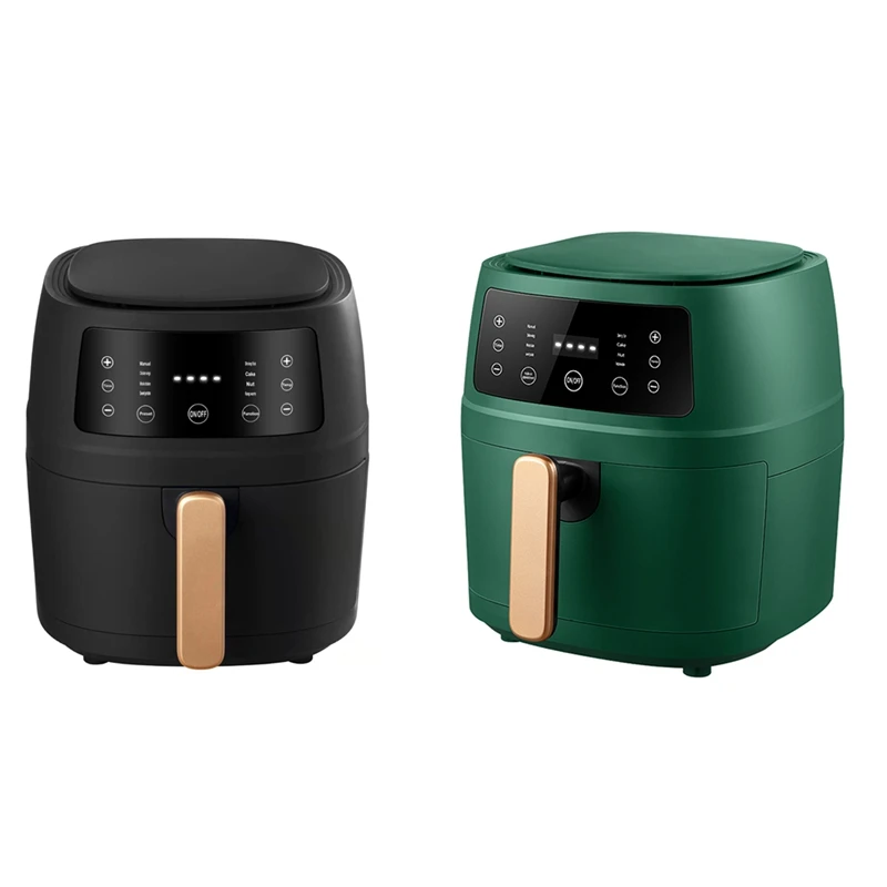 1 Piece Air Fryer Smart Automatic LED Ouchscreen Deep Fryer Without Oil Black EU Plug
1 Piece Air Fryer Smart Automatic LED Ouchscreen Deep Fryer Without Oil Black EU Plug