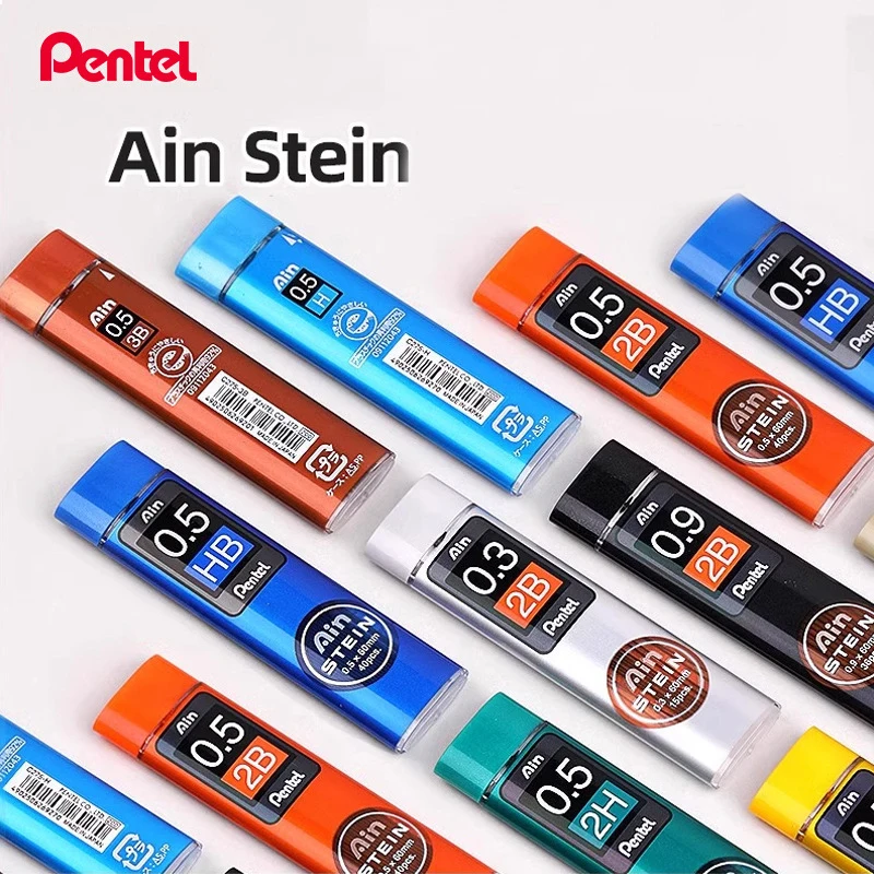 1 коробка механического карандаша Pentel Ain Stein, 0,5 мм 0,7 мм B/HB/2B, прочный стержень, школьные принадлежности
1 коробка механического карандаша Pentel Ain Stein, 0,5 мм 0,7 мм B/HB/2B, прочный стержень, школьные принадлежности