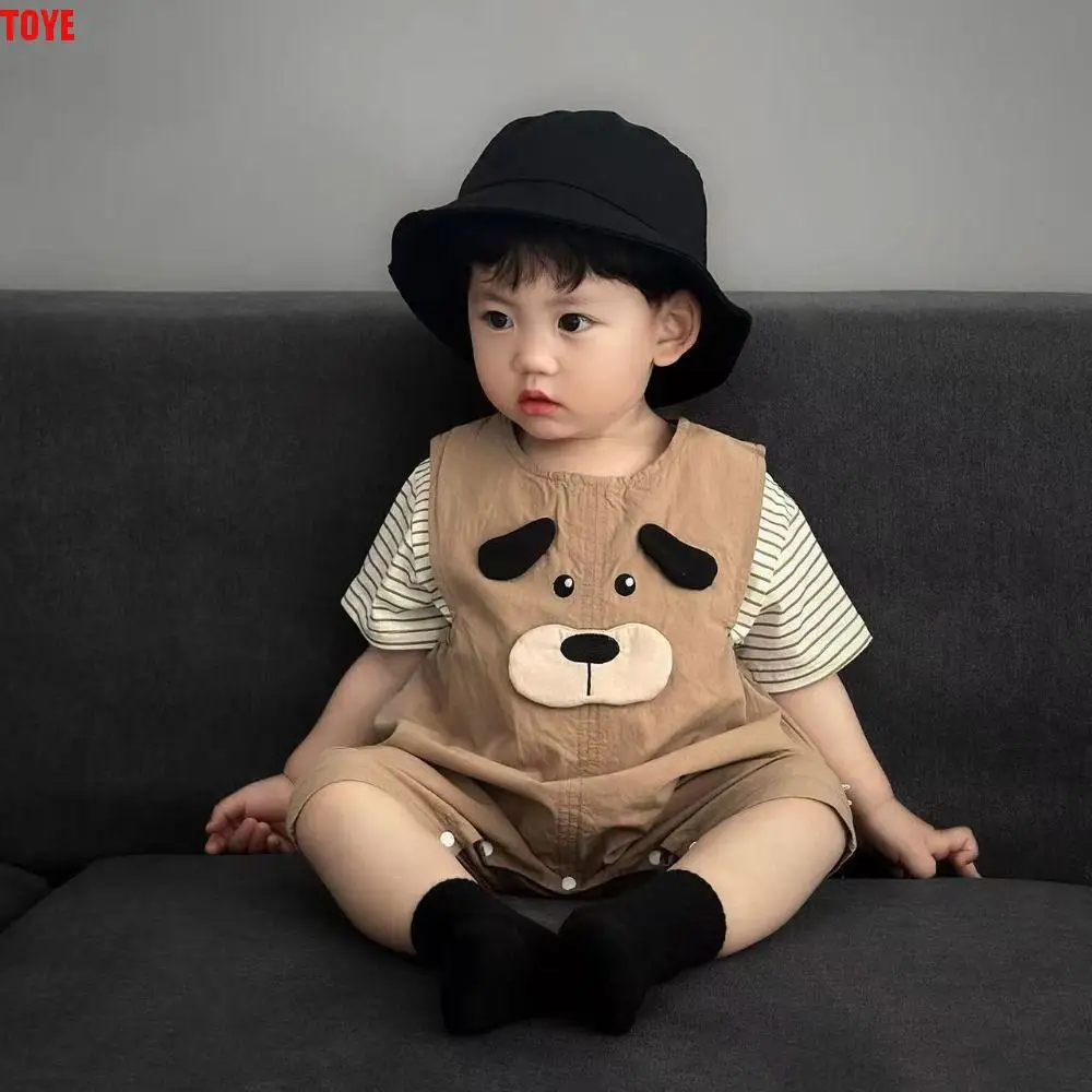 Cute Stripe Baby Jumper Romper Overalls Infant Romper Cartoon Dog Baby Jumpsuit Cotton Bodysuit Toddle Climb Suit Infant Wear
Cute Stripe Baby Jumper Romper Overalls Infant Romper Cartoon Dog Baby Jumpsuit Cotton Bodysuit Toddle Climb Suit Infant Wear