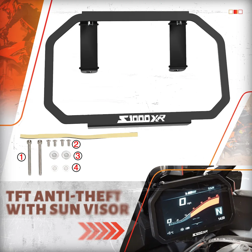 FOR BMW S1000XR T5-5754 Aluminium Motorcycle Accessories TFT Anti-Theft Guard Meter Frame Cover Protection Parts 2021 2022 2023
FOR BMW S1000XR T5-5754 Aluminium Motorcycle Accessories TFT Anti-Theft Guard Meter Frame Cover Protection Parts 2021 2022 2023