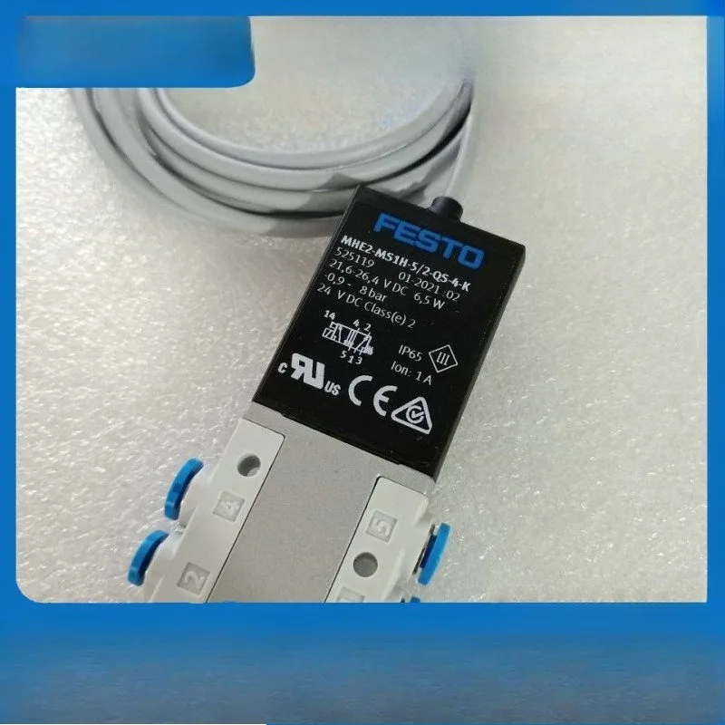 Parts for FESTO Festo High Speed Solenoid Valve MHE2-MS1H-5/2-QS-4-K 525119 525117
Parts for FESTO Festo High Speed Solenoid Valve MHE2-MS1H-5/2-QS-4-K 525119 525117