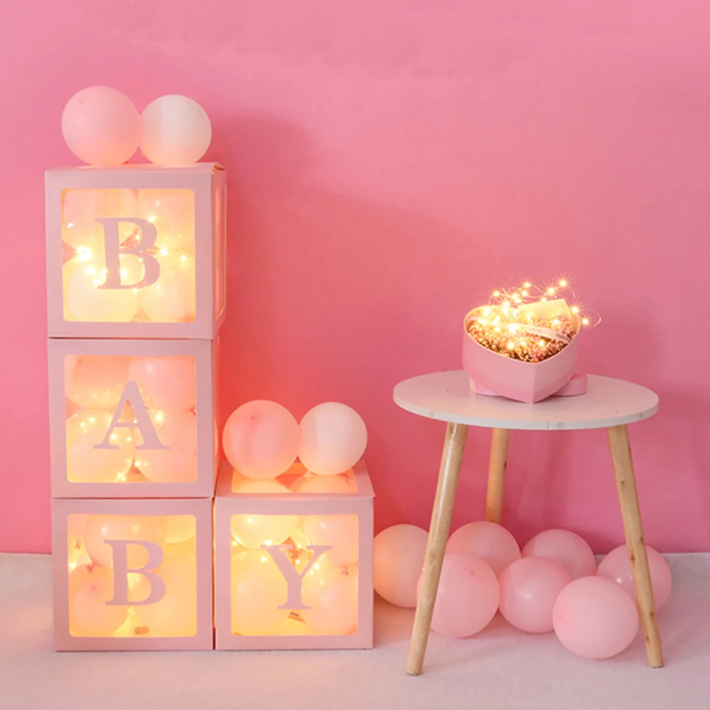 Transparent Boxes Clear Plastic Container Letter Pattern Gender Shower Wedding Birthday Party Bridal
Transparent Boxes Clear Plastic Container Letter Pattern Gender Shower Wedding Birthday Party Bridal