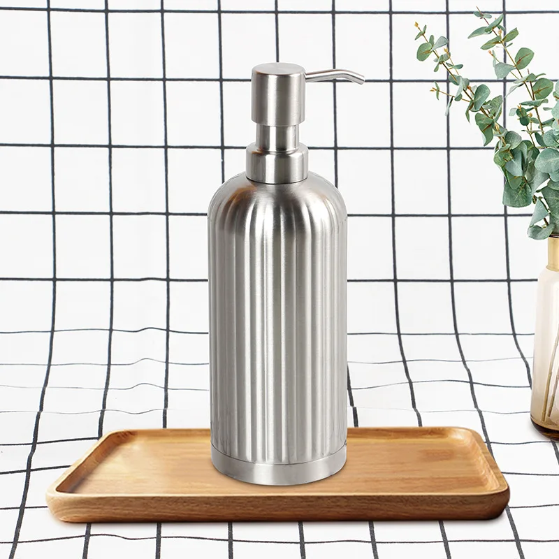 304 Stainless Steel Soap Dispenser Hotel Hand Soap Shower Gel Refill Bottle
304 Stainless Steel Soap Dispenser Hotel Hand Soap Shower Gel Refill Bottle