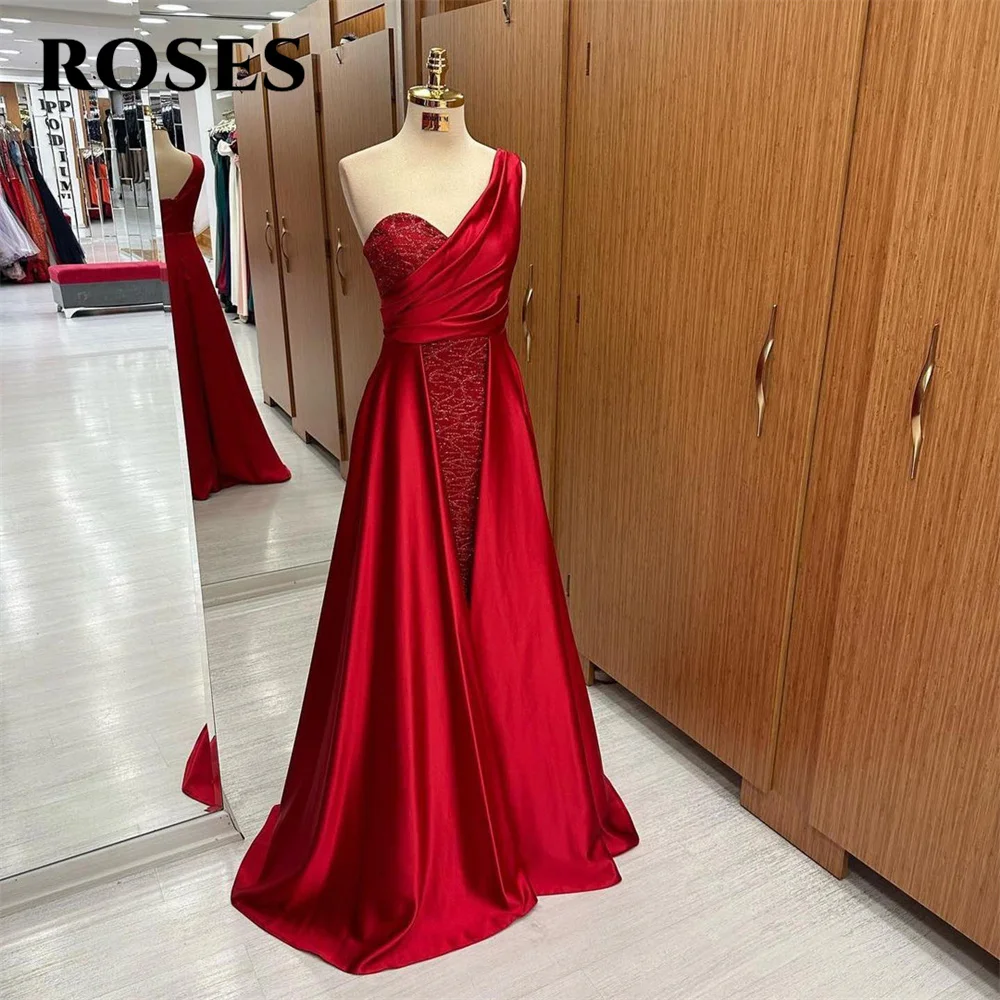 ROSES Red Stain Long Party Dresses One Shoulder Sweetheart Vintage Night Dresses Appliques Celebrity Dresses vestidos de fiesta
ROSES Red Stain Long Party Dresses One Shoulder Sweetheart Vintage Night Dresses Appliques Celebrity Dresses vestidos de fiesta